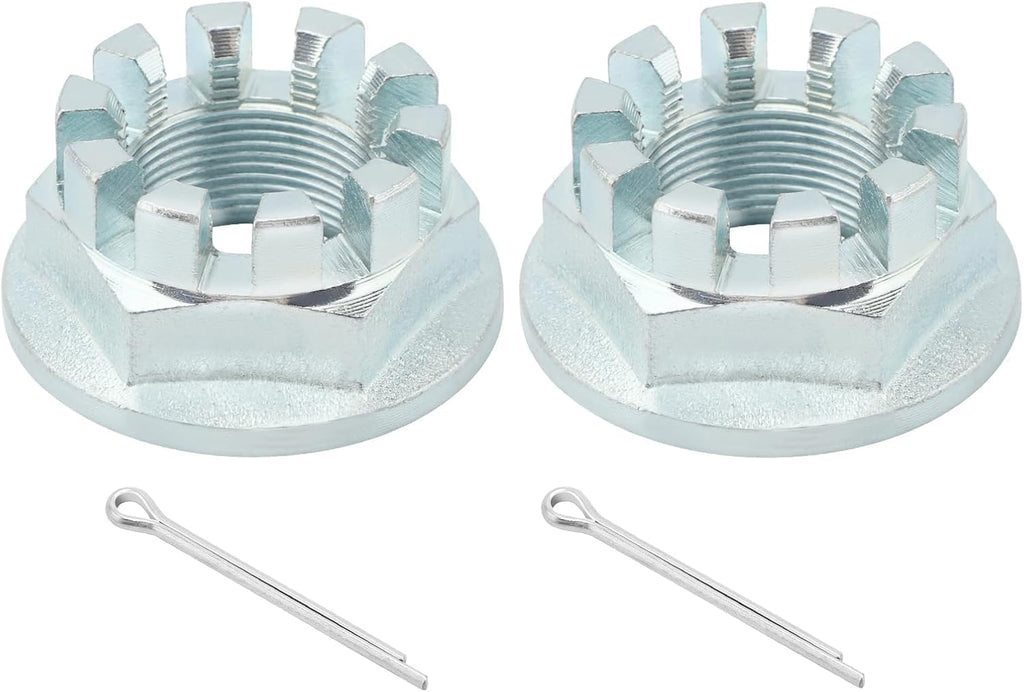 Front & Rear Axle Nuts with Pins 2Pcs J887