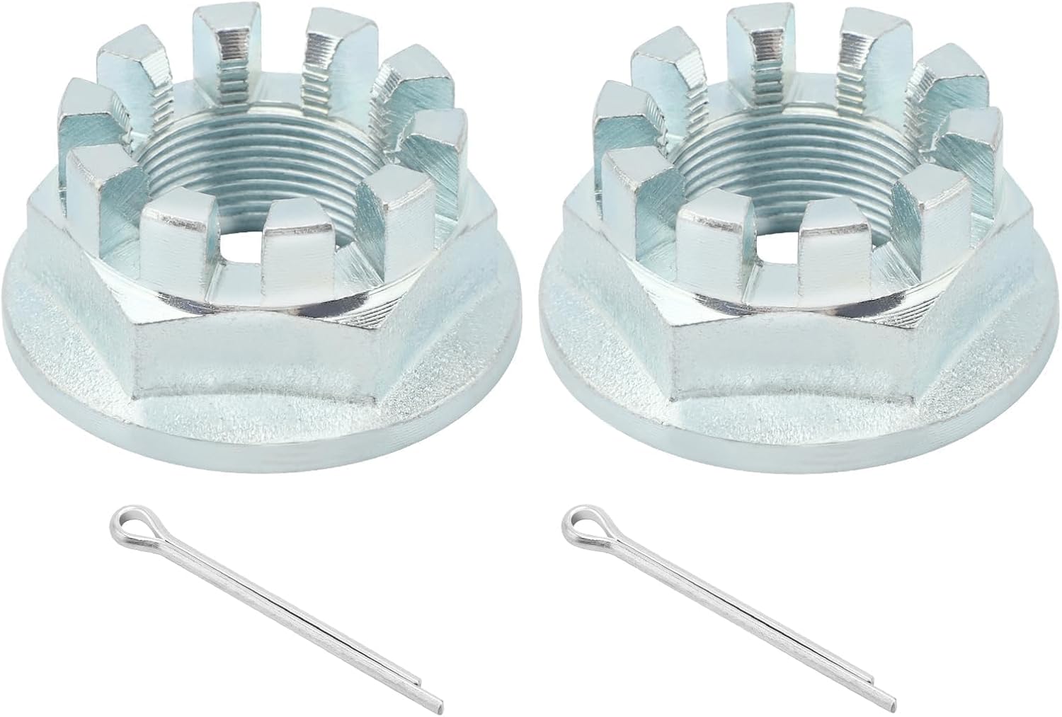 Front & Rear Axle Nuts with Pins 2Pcs J887