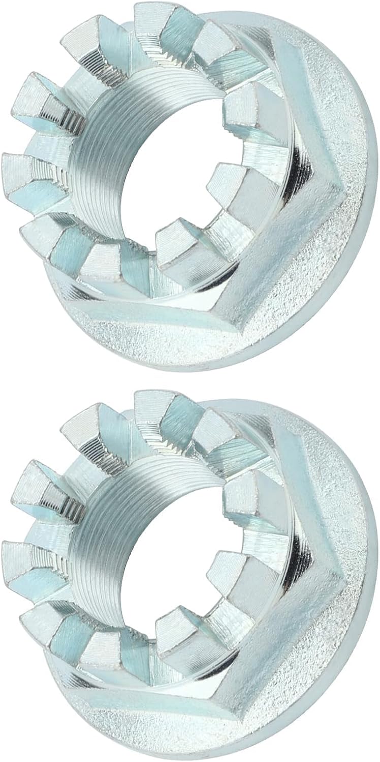 Front & Rear Axle Nuts with Pins 2Pcs J887