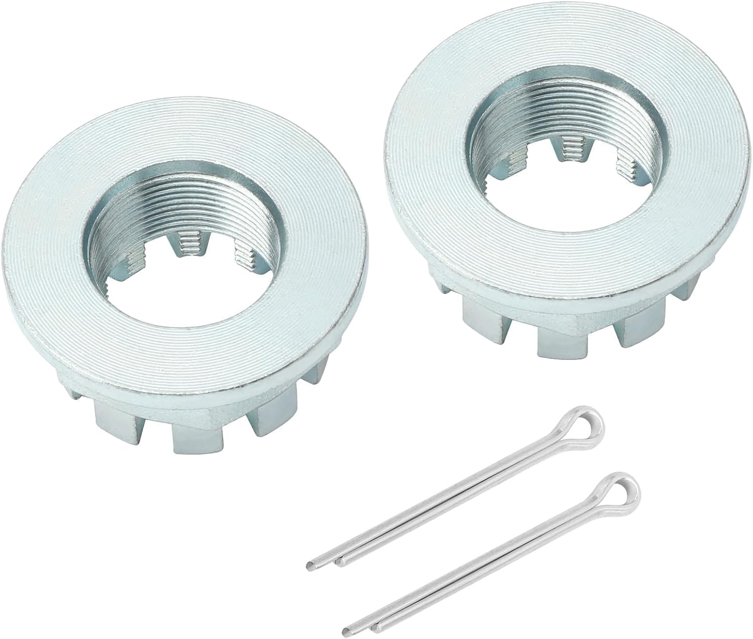 Front & Rear Axle Nuts with Pins 2Pcs J887