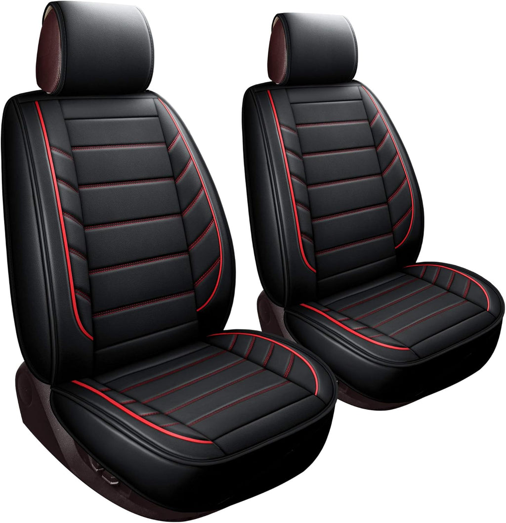 Black 2 PCS Front Seat Covers S15629
