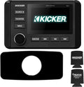 Waterproof Marine Radio with Black Dash Kit V45163