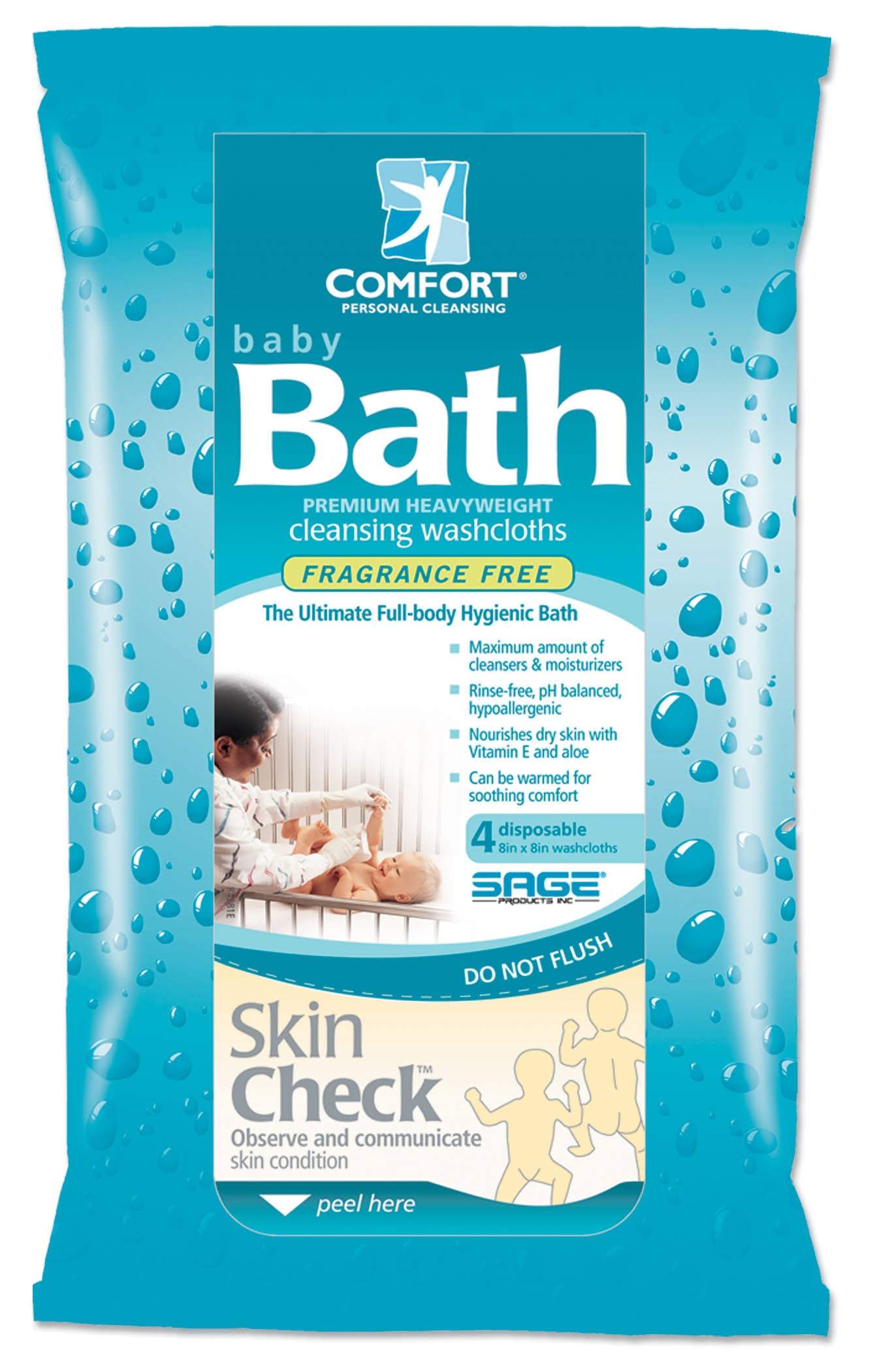 Fragrance-Free Cleansing Washcloths T191