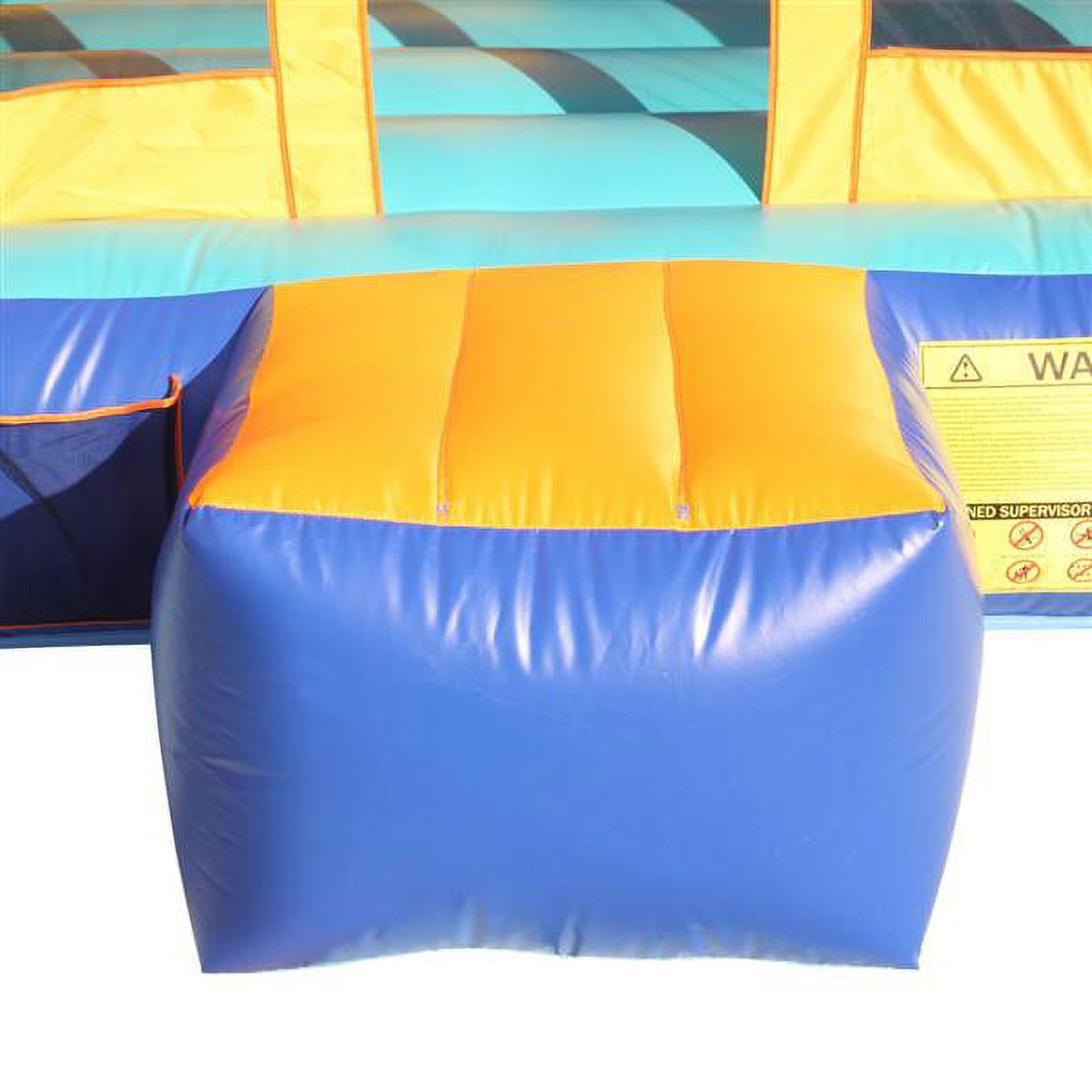 Inflatable Bounce House Slide Bouncer with Basketball Hoop Climbing Wall A814118