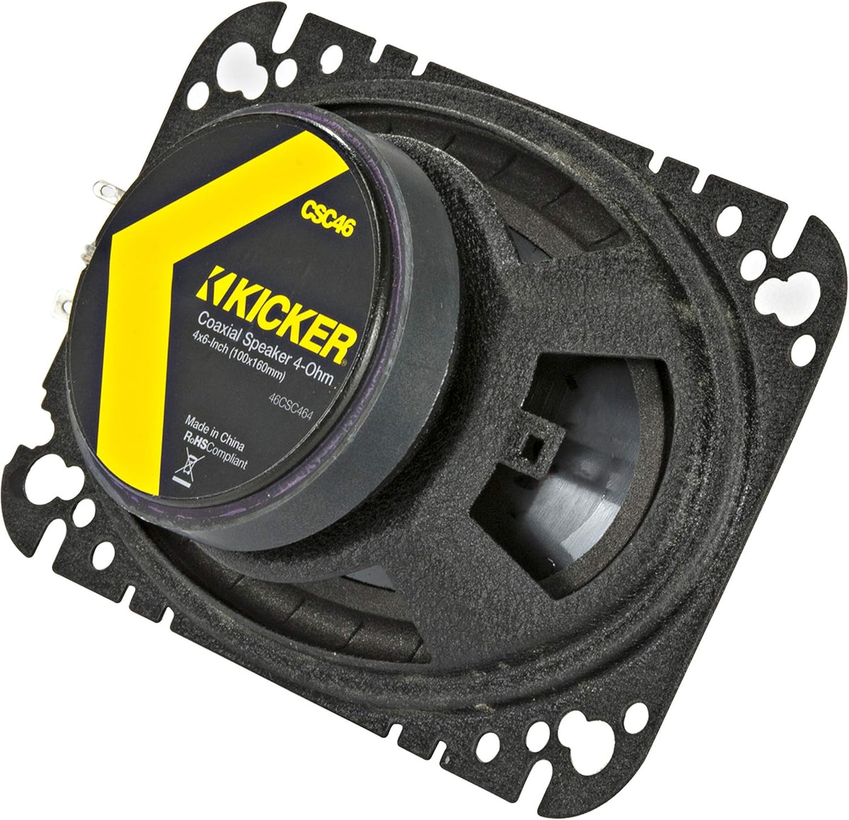 4 x 6 150 Watt 4 Ohm 2-Way Coaxial Speakers with Polypropylene Cone I906