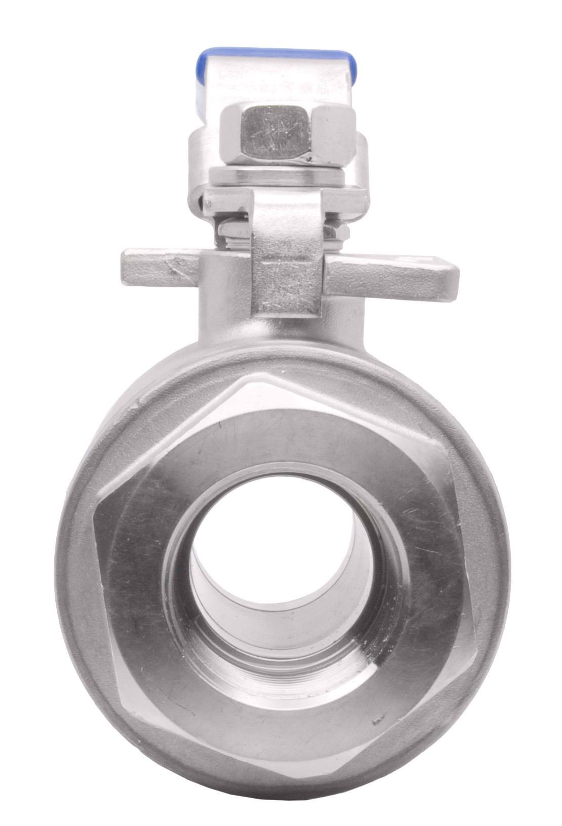 1-1/2x22 NPT Stainless Steel Full Port Ball Valve I165306