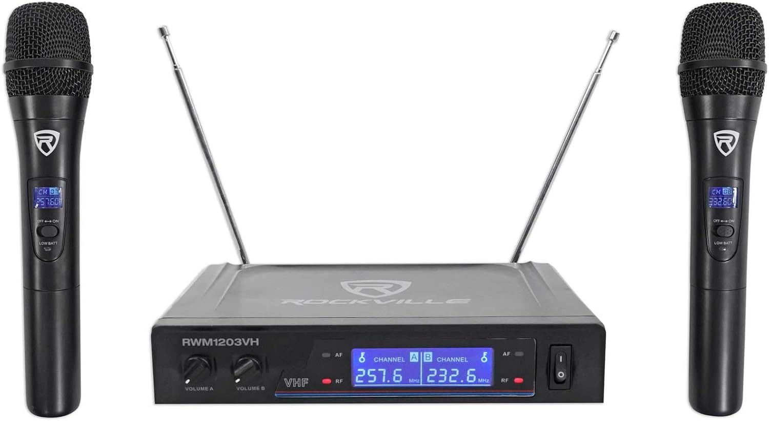 Quad Wireless UHF Handheld/Headset Microphone System 20 Channel N8769