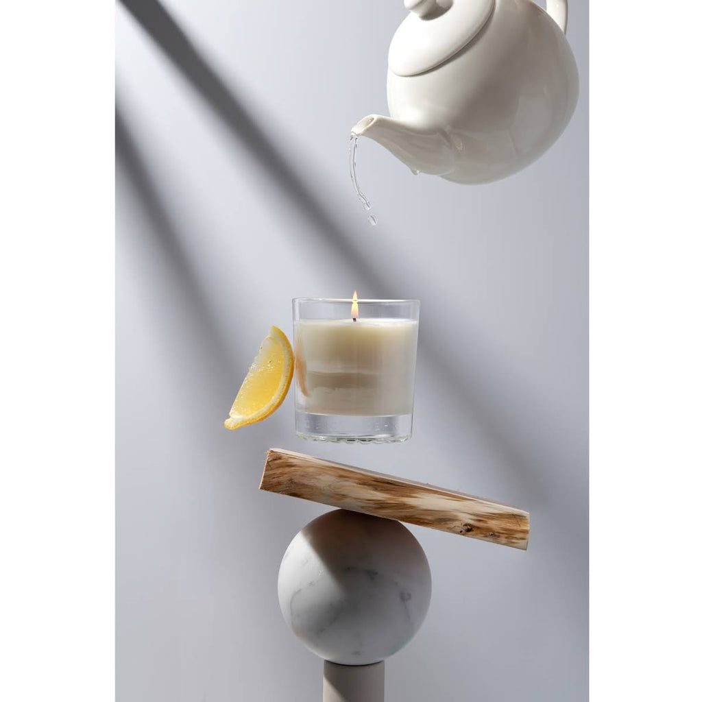 White Tea & Cedar Single Wick Candle L48254
