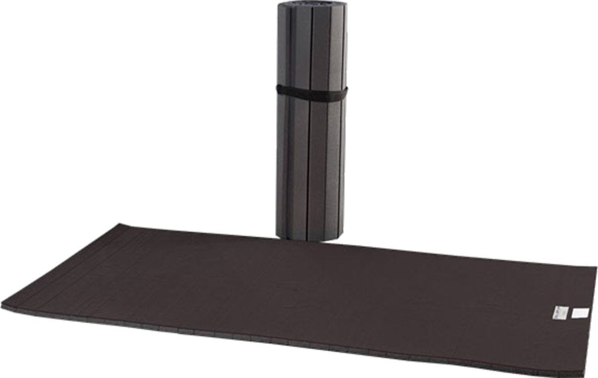 Black Cheer and Gymnastics Carpet Mat T150