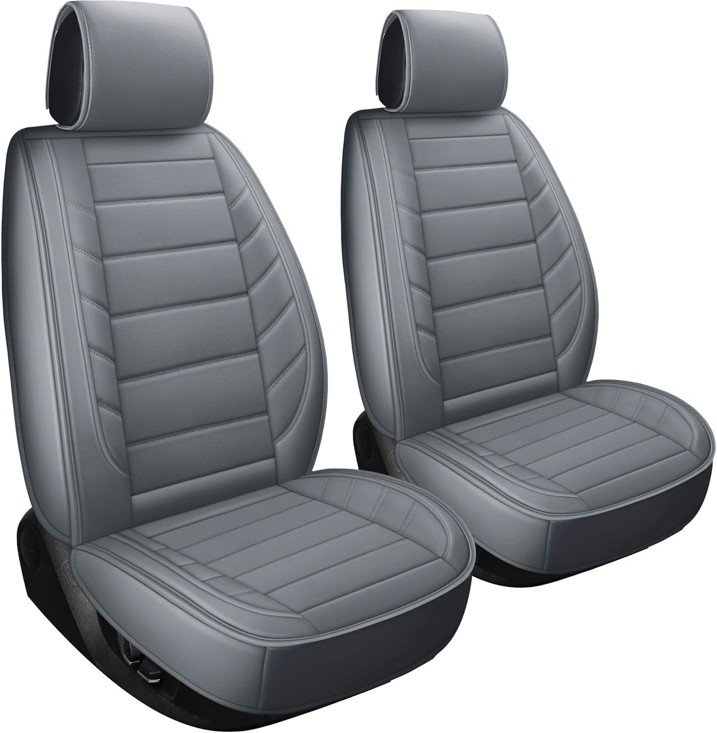 Black 2 PCS Front Seat Covers S15629