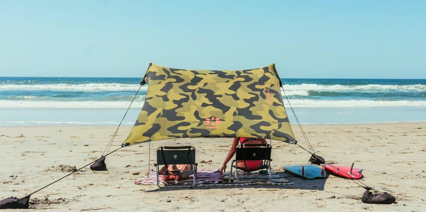 Beach Tent Canopy Sunshade with Sand Anchor Y47970