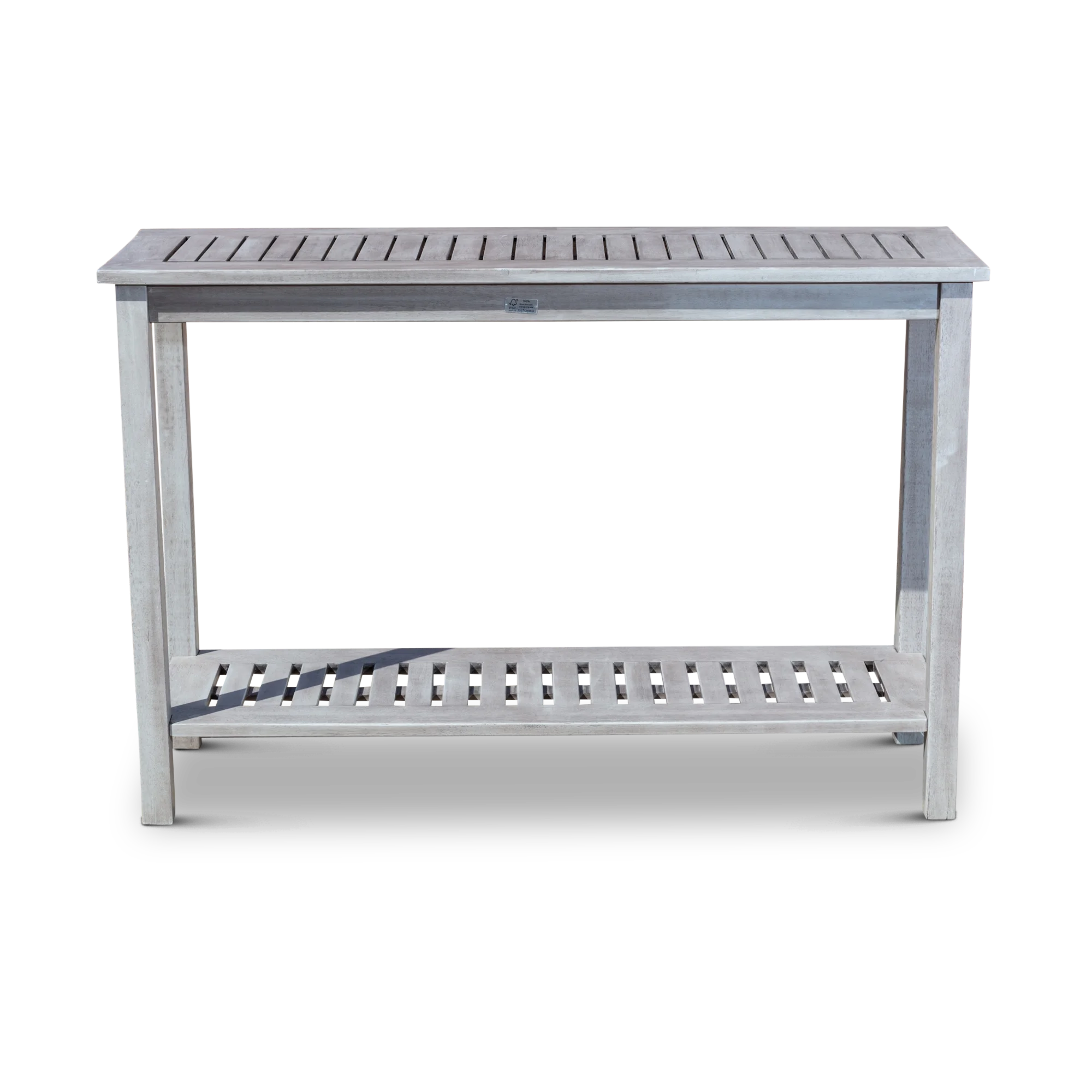 Silver Gray Eucalyptus Console Table Z42266