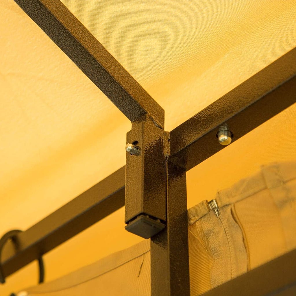 10' x10' Soft Top Outdoor Patio Gazebo Canopy S9411