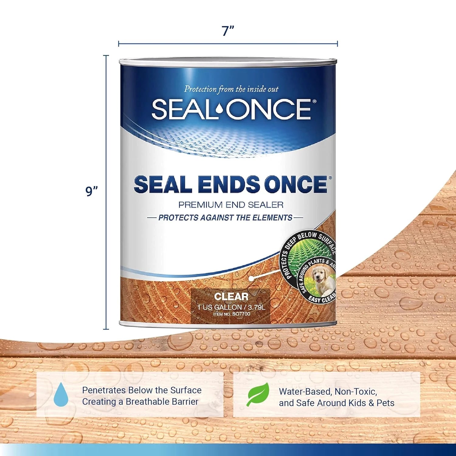 Wood End Sealer - 1 Gallon H103