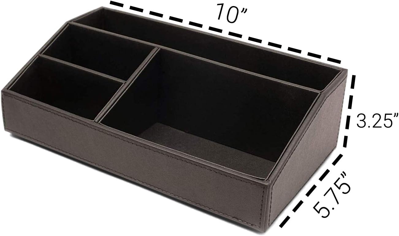 Stackable Leatherette Paper Trays Desk Organizer K132