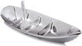 Silver Tropical Boat Tray with 2 Oars as Servers K938740