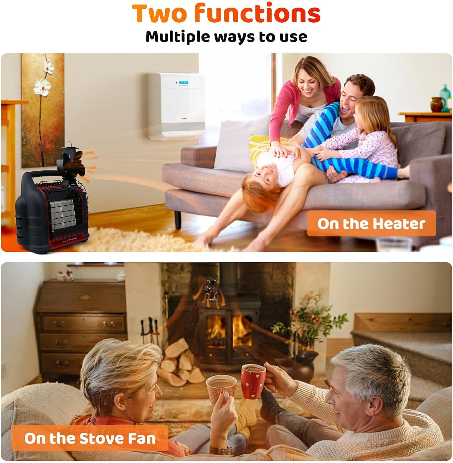 Wood Stove Fan with Additional Bracket P67127