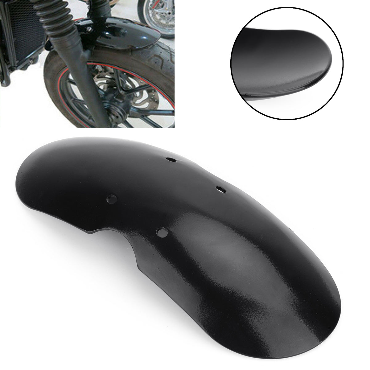 Short Front Fender Mudguard For Triumph Bonneville T100 Scrambler Thruxton F993