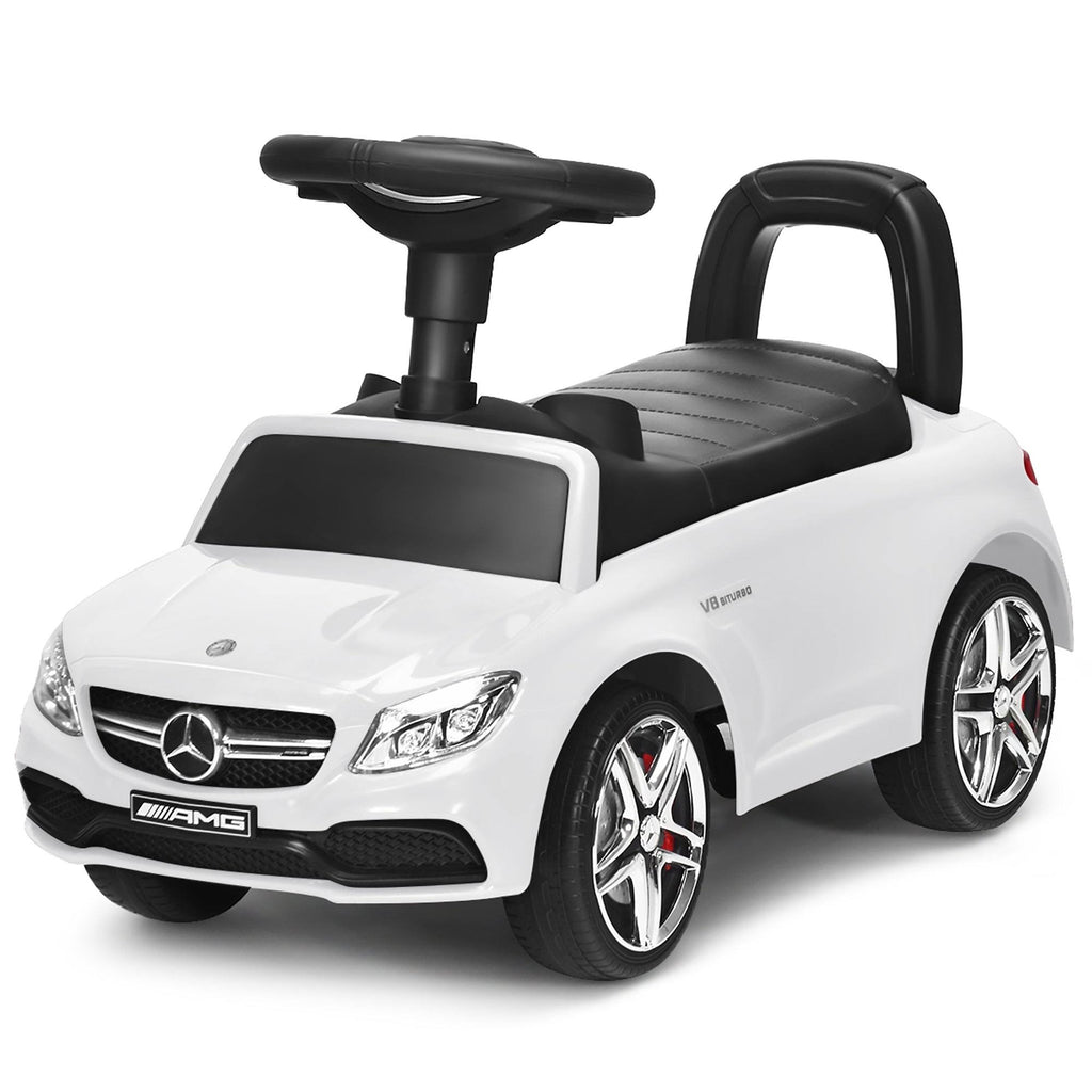 White Kids Ride on Push Car with Music Horn X65077