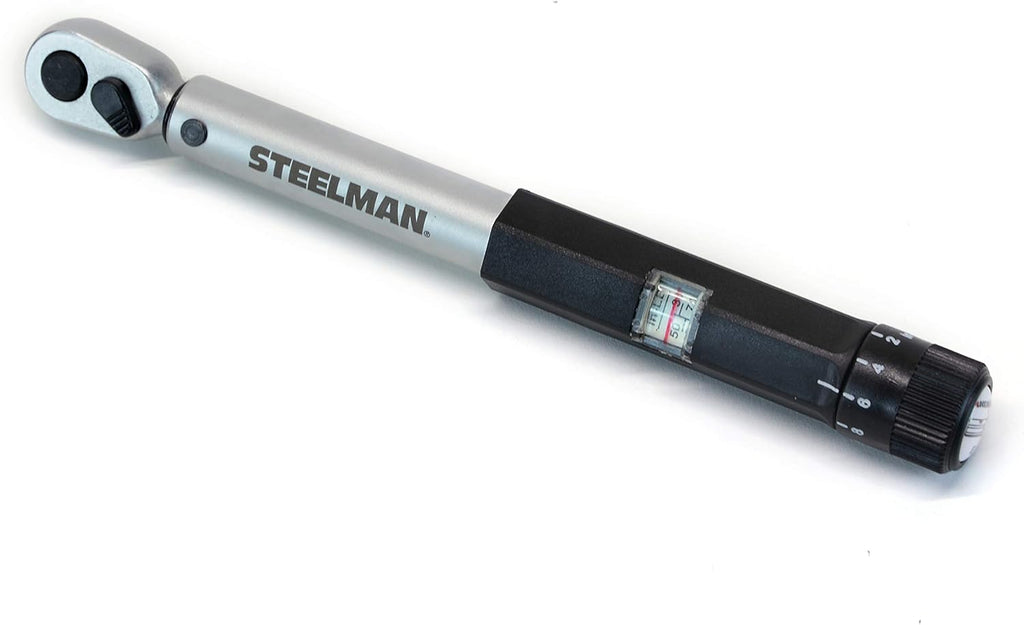 1/4-Inch Drive Micro-Adjustable Torque Wrench, 30-150 Inch-Pounds E48554
