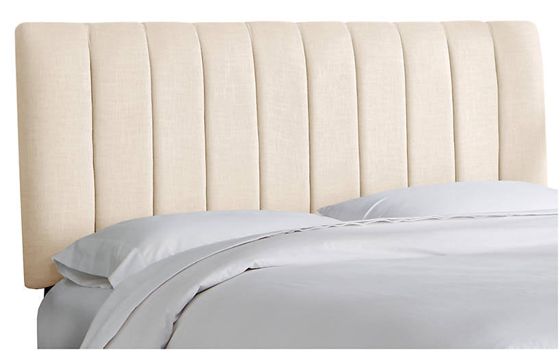 Gray Channel Headboard E6747
