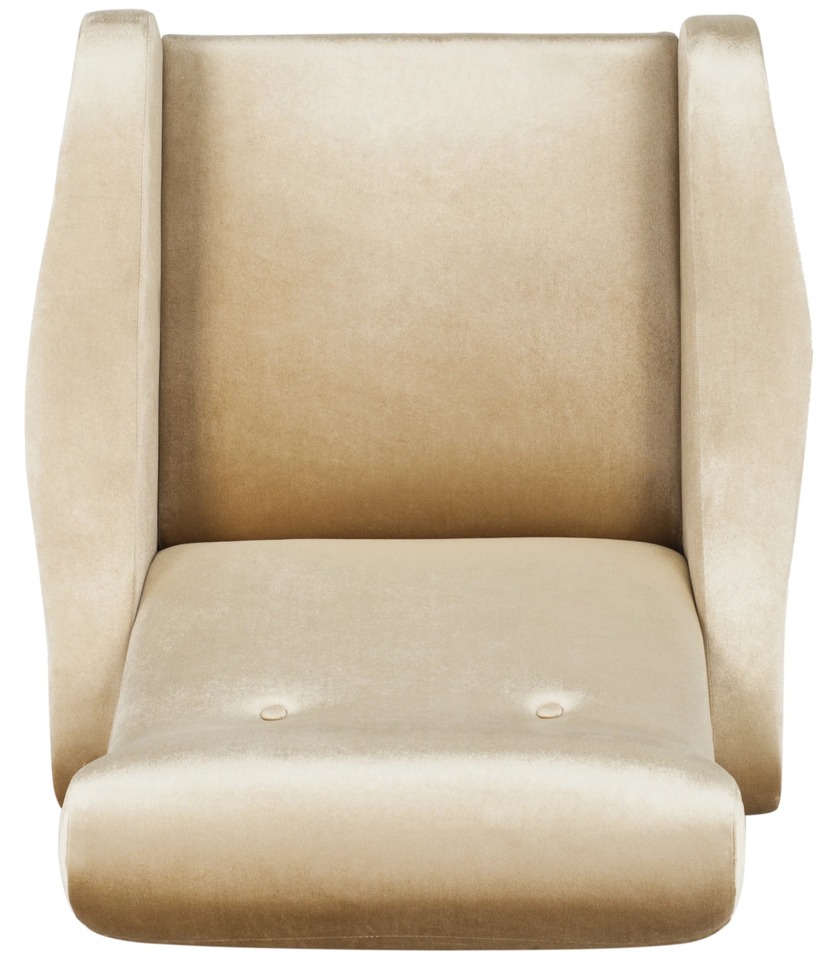 Camel Velvet Accent Chair Y66934