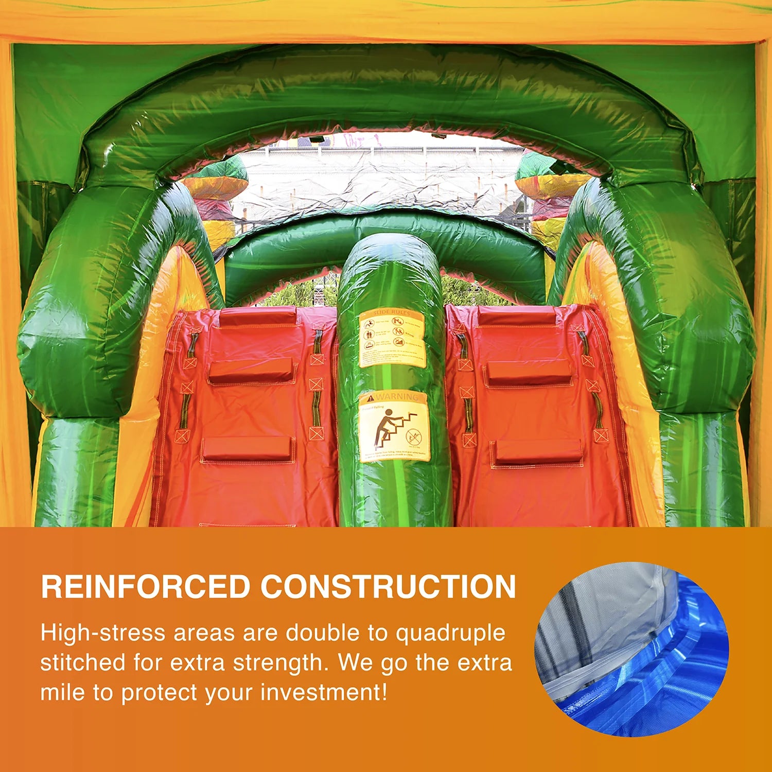 Commercial Grade Bounce House Water Slide with Pool with Blower L711