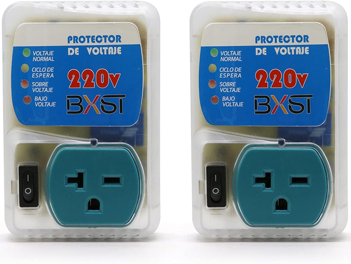 220V 20A 4400W 2 Pack Surge Protector with Indicator Lights W299