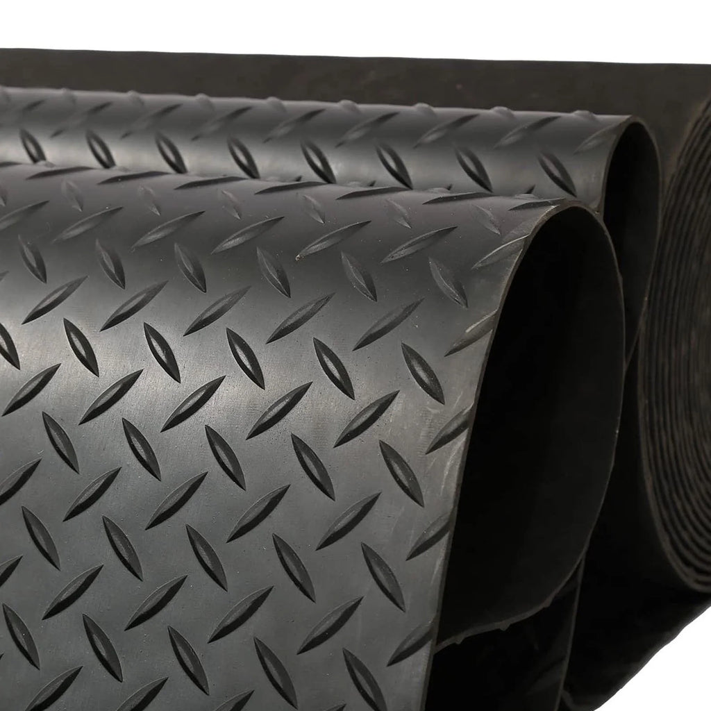 16.5ft x 3.3ft Heavy Duty Rubber Garage Floor Mat Roll N930829