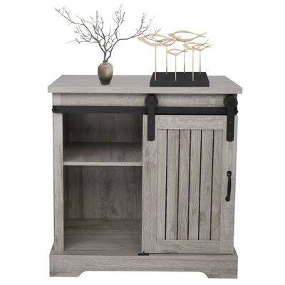 1 Door Accent Cabinet Gray Z301