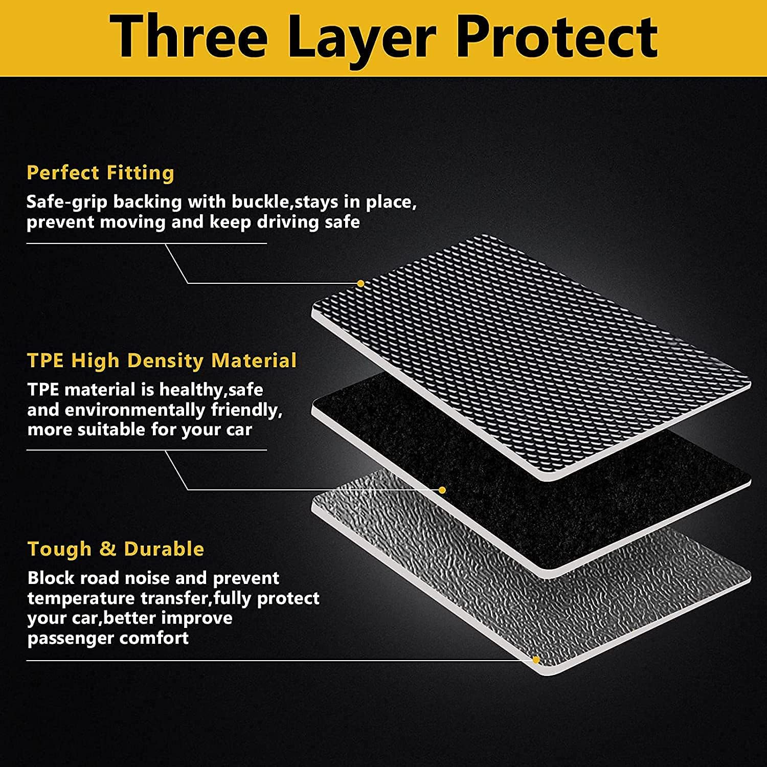 Heavy Duty 3D Anti-Slip Trunk Liner Pack of 2 R27164