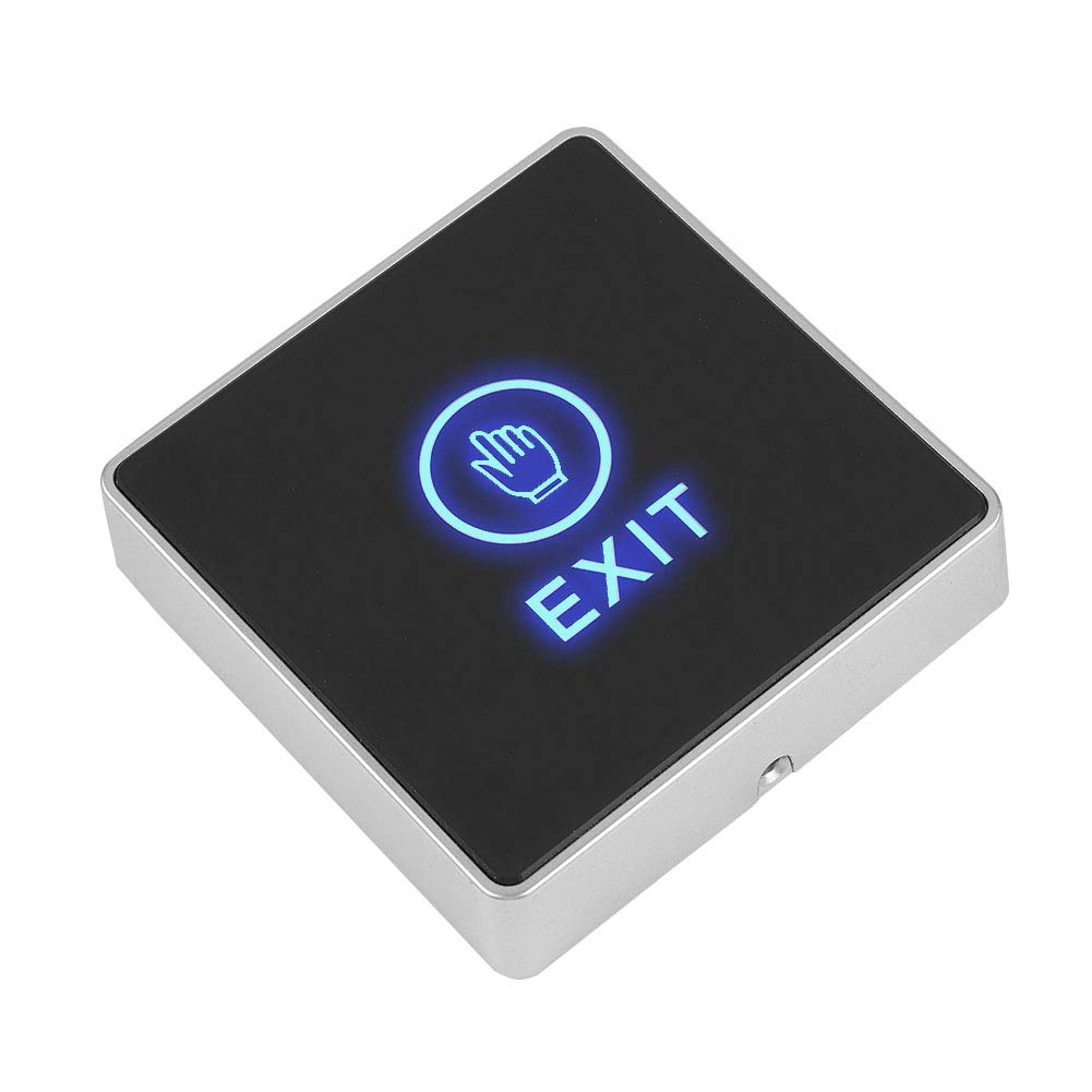 Door Touch Exit Release Button Switch Panel with Blue Indicator Light T92302