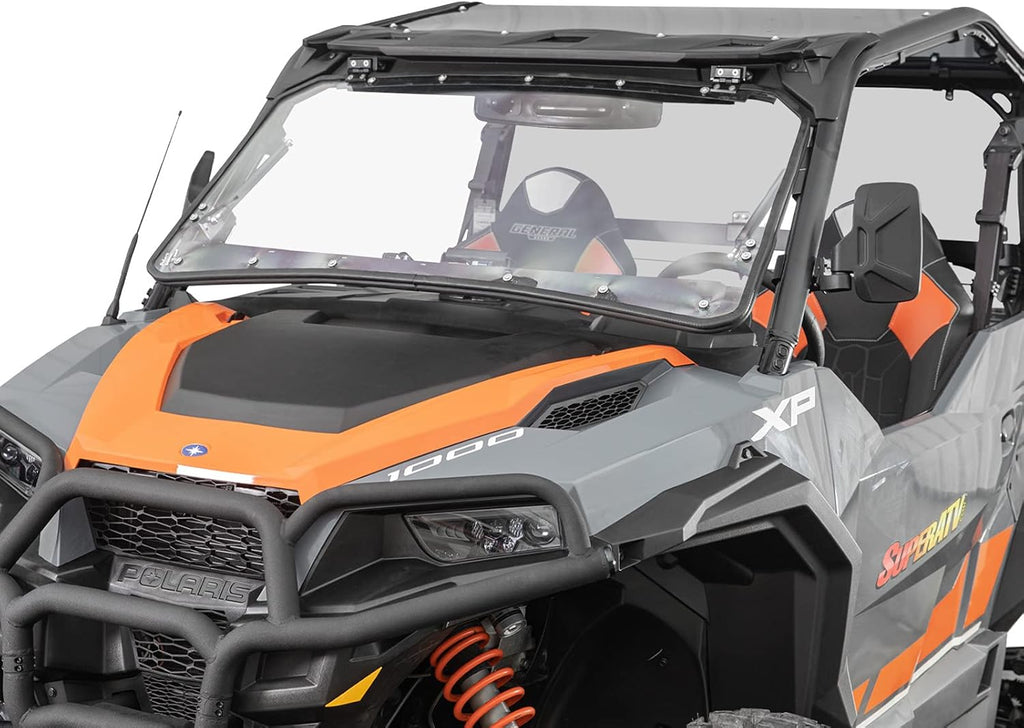 Heavy-Duty Scratch Resistant Flip Windshield M6982
