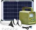 Portable Power Station with 18W Solar Panel, USB DC Outlets B172