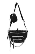 Black Convertible Belt Bag F180190