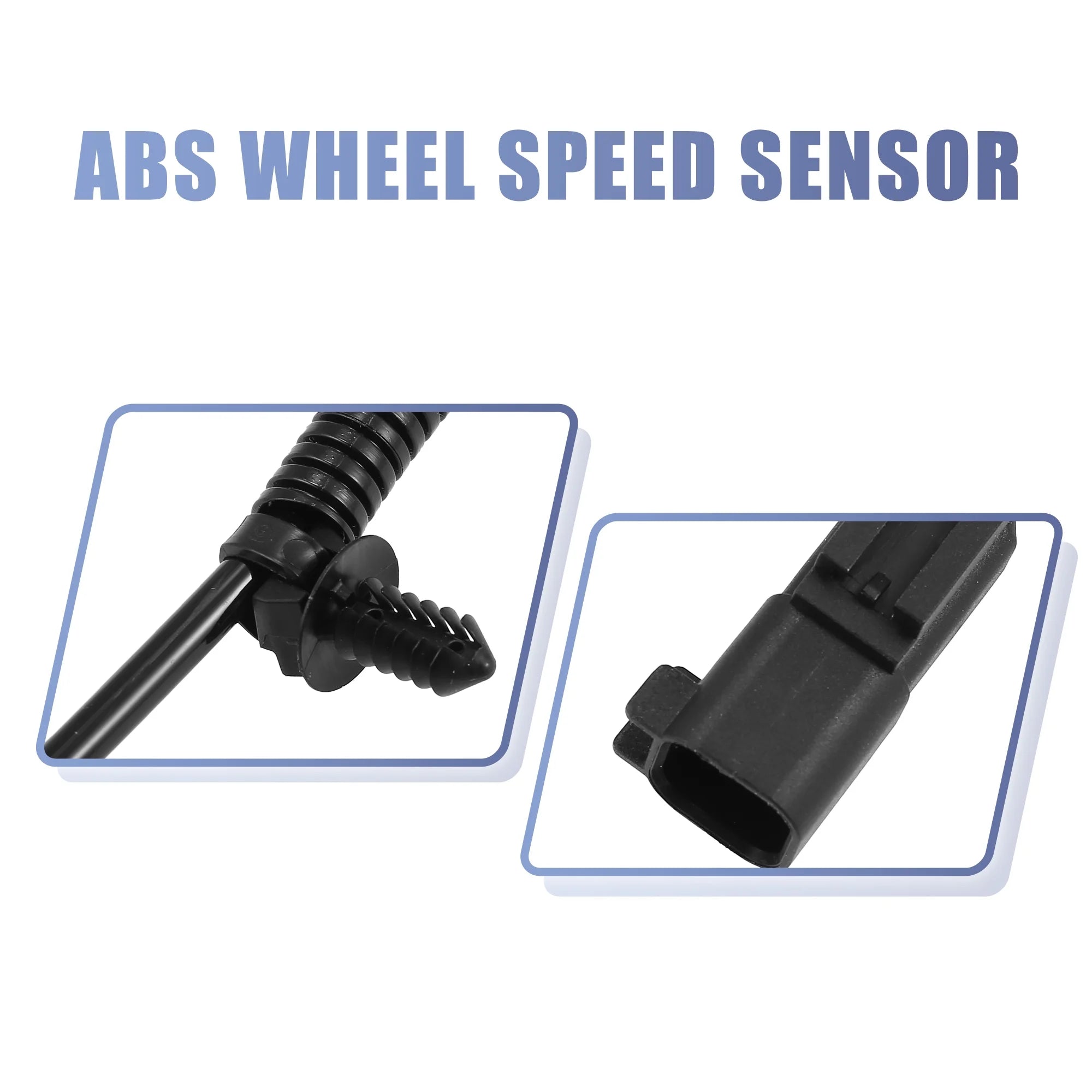 2pcs Front Left Right ABS Wheel Speed Sensor for Chevrolet Traverse 2009-2017 for GMC Acadia 2007-2016 C63253