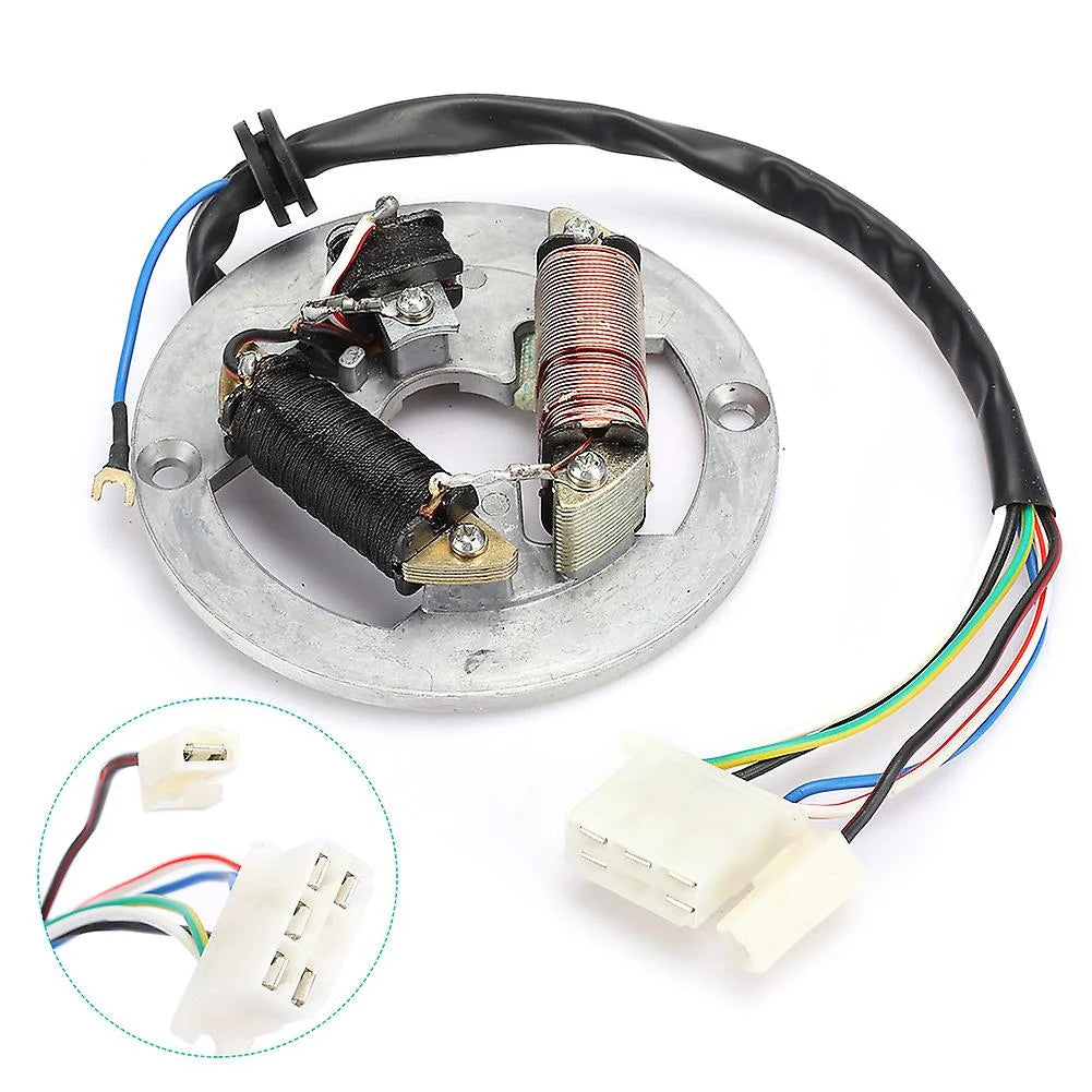 Double Coil Ignition Magneto Stator Plate for Yamaha Pw80 Motorcycle K656