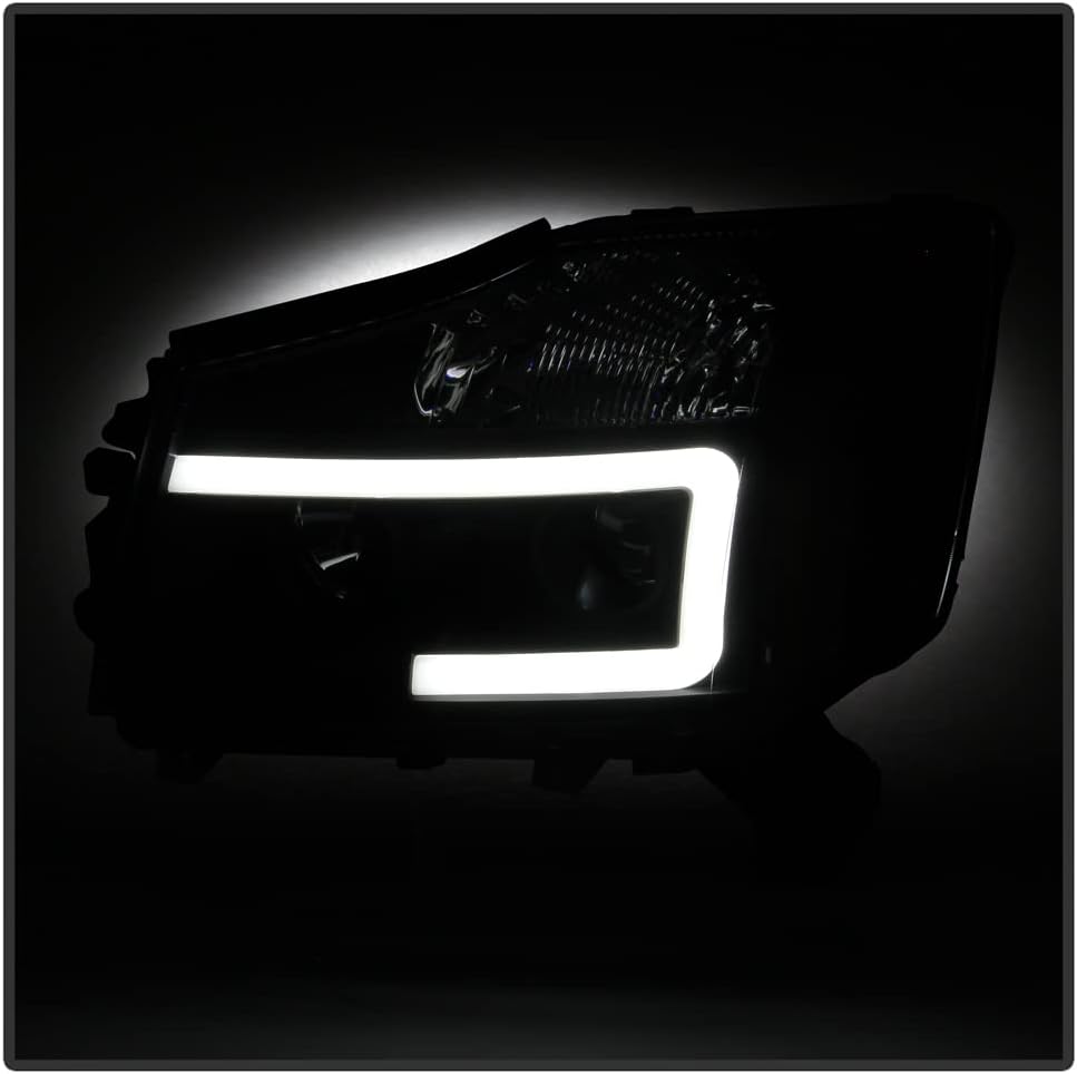 Black Housing LED Projector Headlights Pair E545245