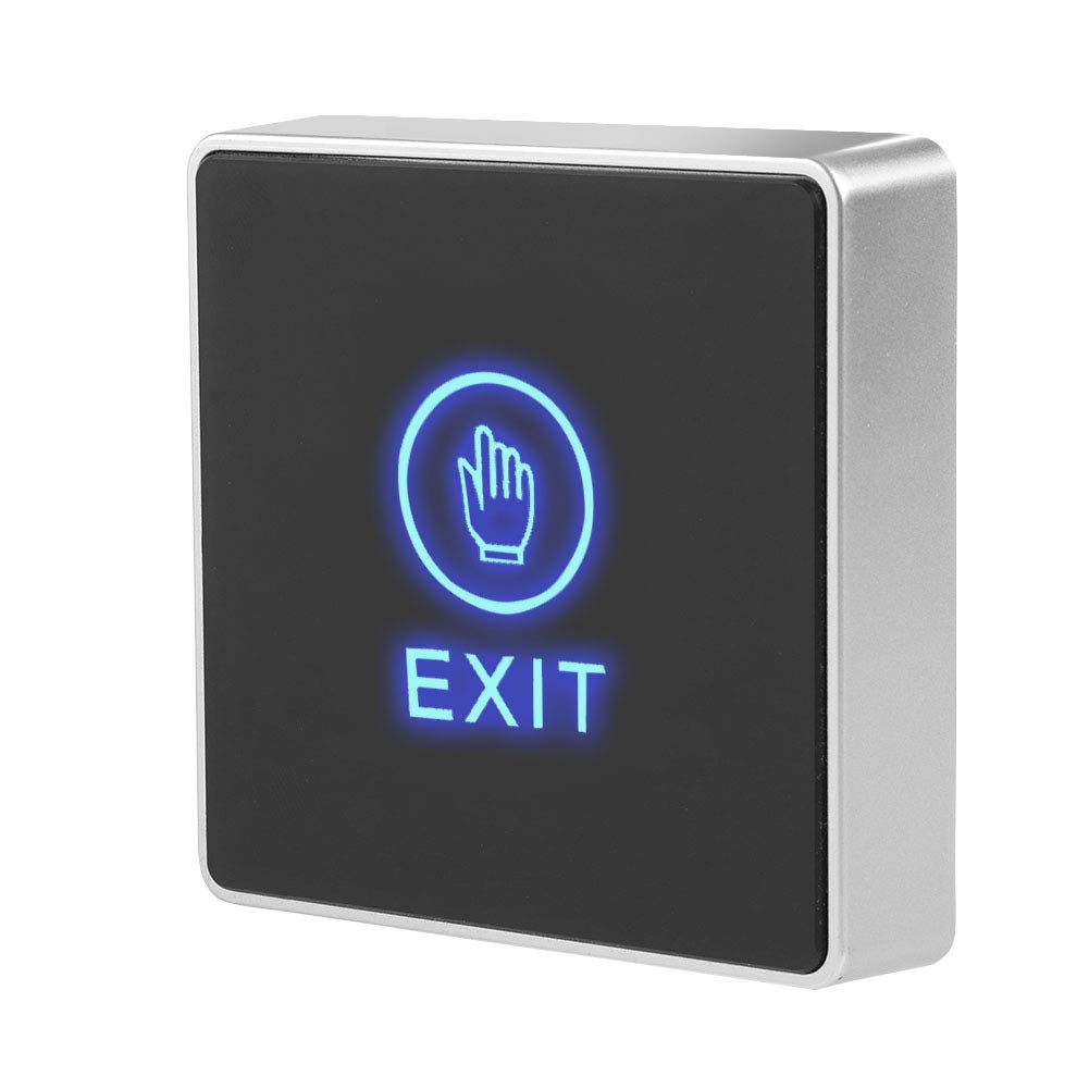 Door Touch Exit Release Button Switch Panel with Blue Indicator Light T92302