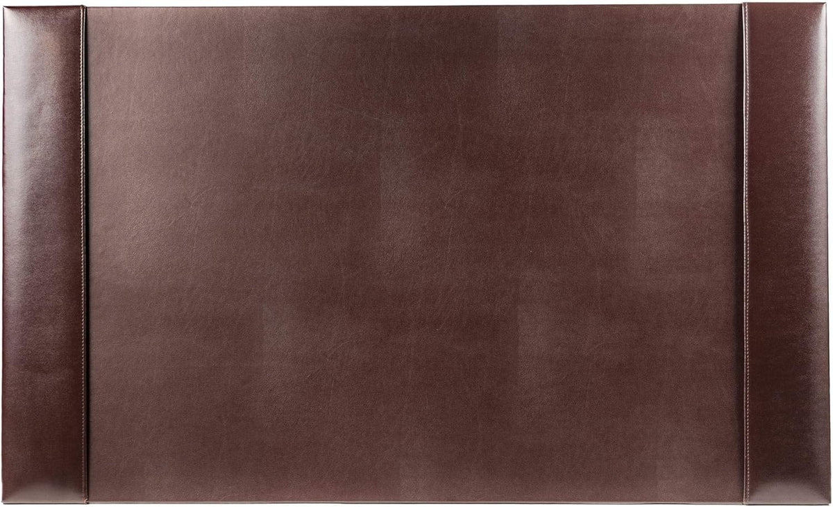 Bonded Leather Desk Pad, 30 x 18, Brown L96885
