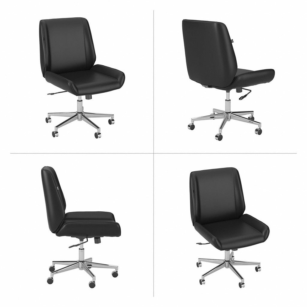 Light Gray Leather Office Chair C51026