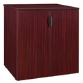 Mahogany Stackable Storage Cabinet O19490