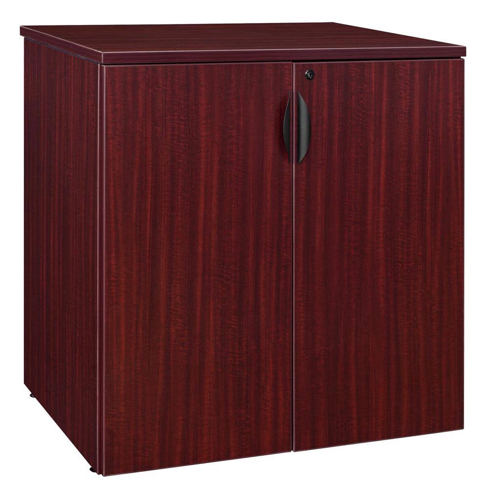 Mahogany Stackable Storage Cabinet O19490