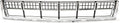 Silvery ABS Front Lower Mesh Grill Pack of 2 E50197