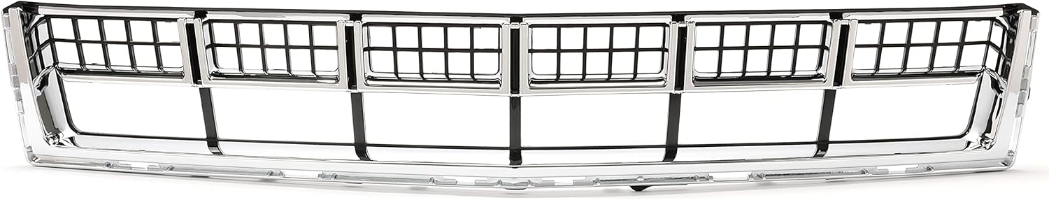 Silvery ABS Front Lower Mesh Grill Pack of 2 E50197