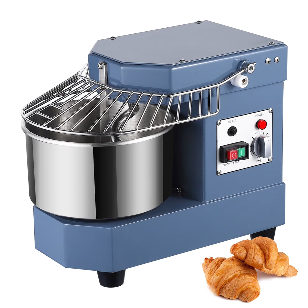 Commercial Dough Mixer, 8Qt Capacity, 450W Dual Rotating Dough Kneading Machine with Stainless Steel Bowl, Safety Shield, 110V K93416