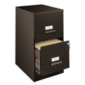 Black 2 Drawer File Cabinet L8540
