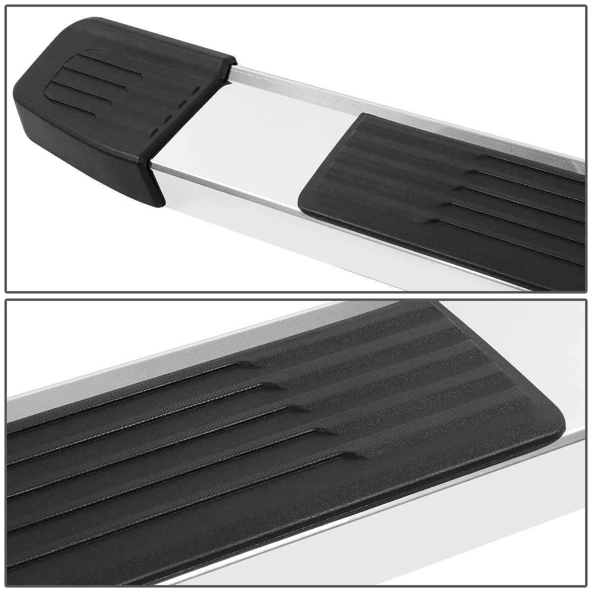 Pair 6" SS Flat Step Nerf Bar Running Boards W873