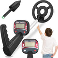 Metal Detectors for Kids, 7-inch Waterproof Search Coil, Adjustable Stem, LCD Screen, Pack of 2 A274897