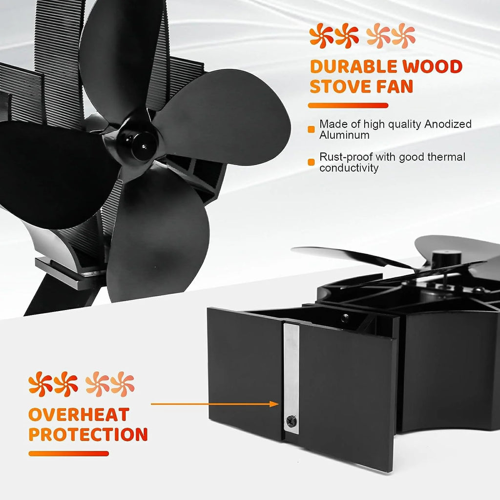 Wood Stove Fan with Additional Bracket P67127